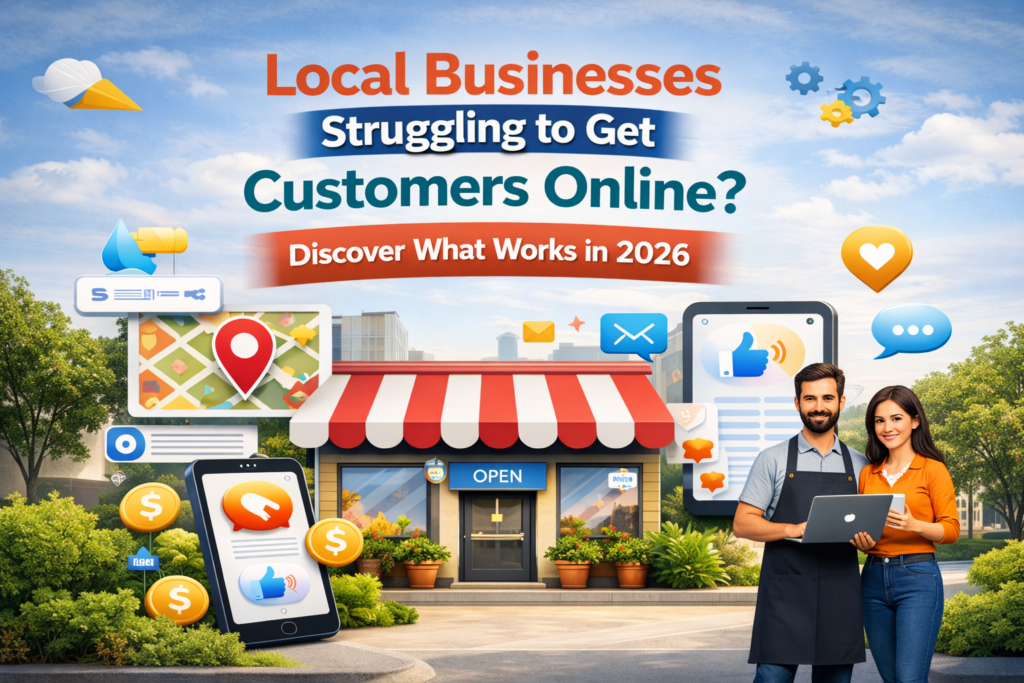how local businesses can get more customers online and local business advertising